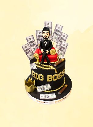 Patron Big Boss Temalı Doğum Günü Pastası